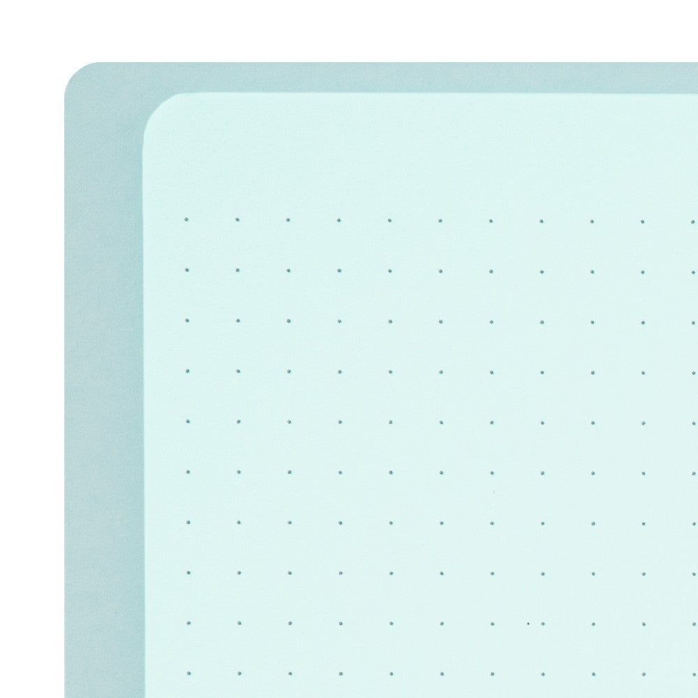 Midori Color Dot Grid Spiral Notebook A5 Blue