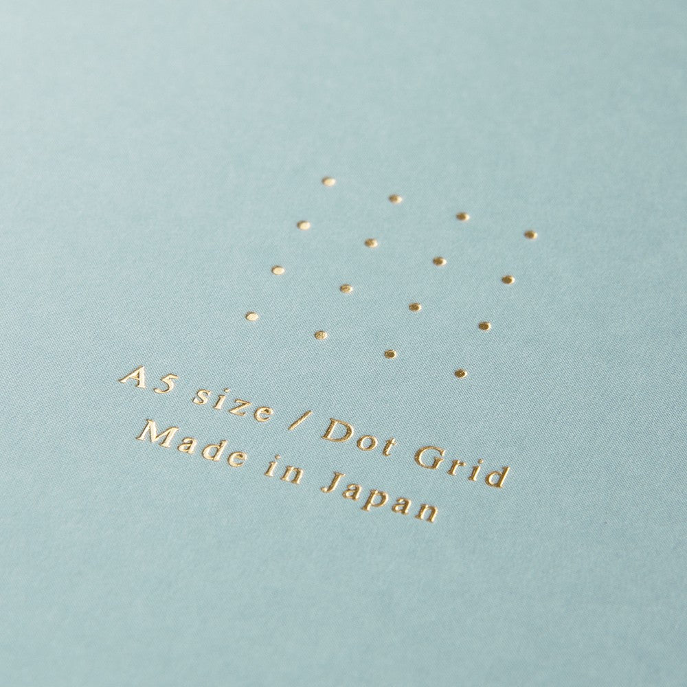 Midori Color Dot Grid Spiral Notebook A5 Blue