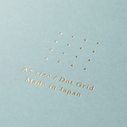 Midori Color Dot Grid Spiral Notebook A5 Blue