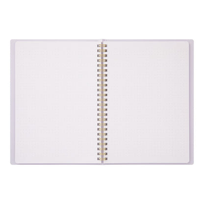 Midori Color Dot Grid Spiral Notebook A5 Violet