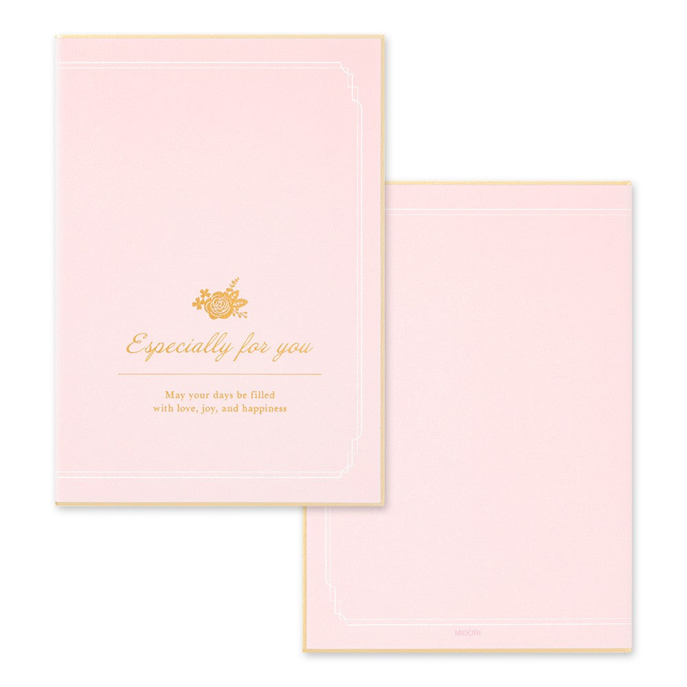 Midori Signature Board Greeting Card | Wreath