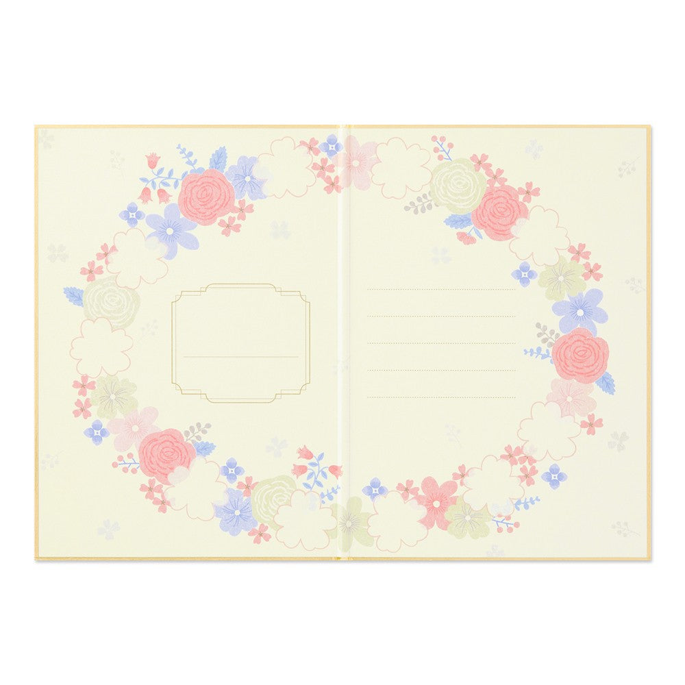 Midori Signature Board Greeting Card | Wreath