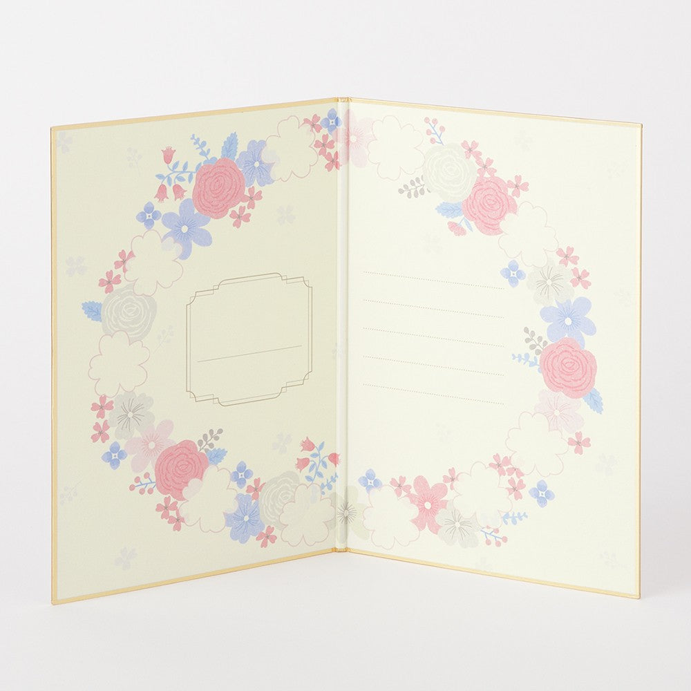 Midori Signature Board Greeting Card | Wreath