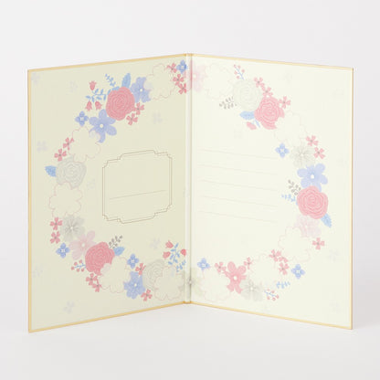 Midori Signature Board Greeting Card | Wreath