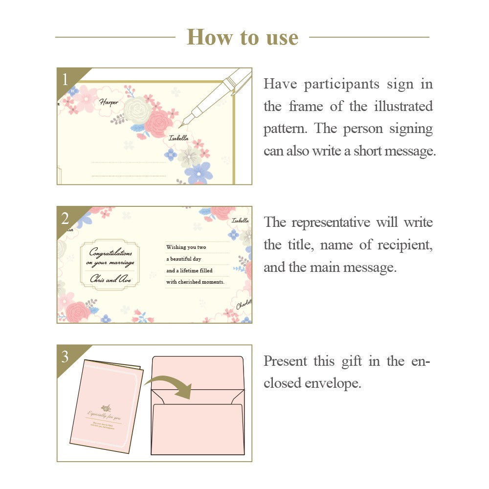 Midori Signature Board Greeting Card | Wreath