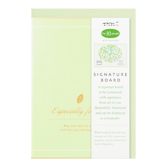 Midori Signature Board Greeting Card | Tree
