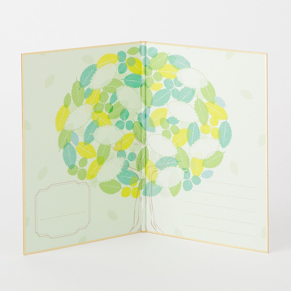 Midori Signature Board Greeting Card | Tree