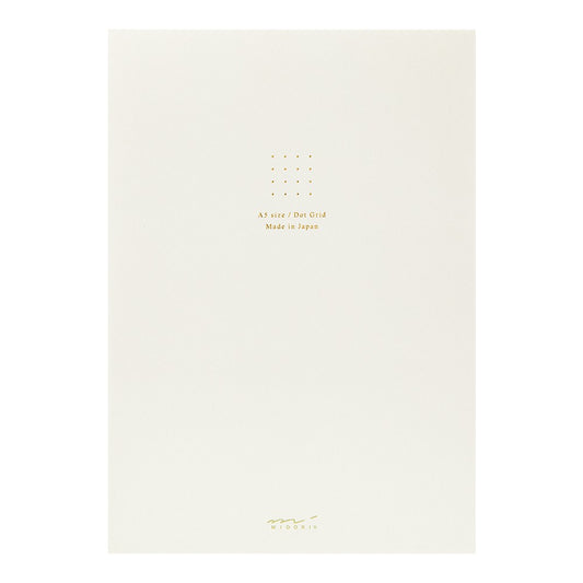 Midori Color Dot Grid A5 White Pad
