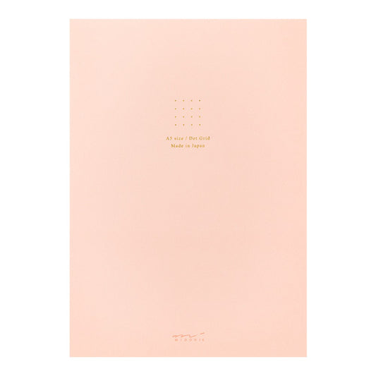 Midori Color Dot Grid A5 Pad Pink