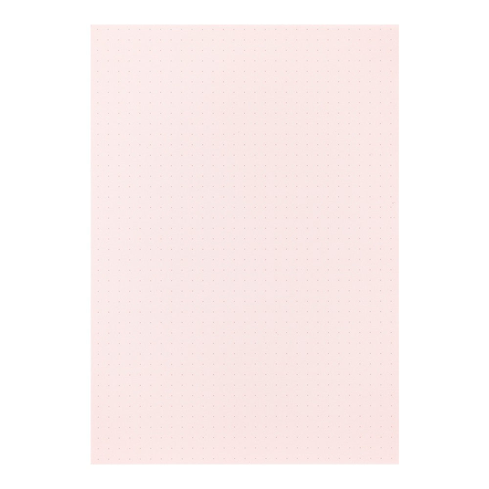Pad Midori Color Dot Grid A5 Różowy