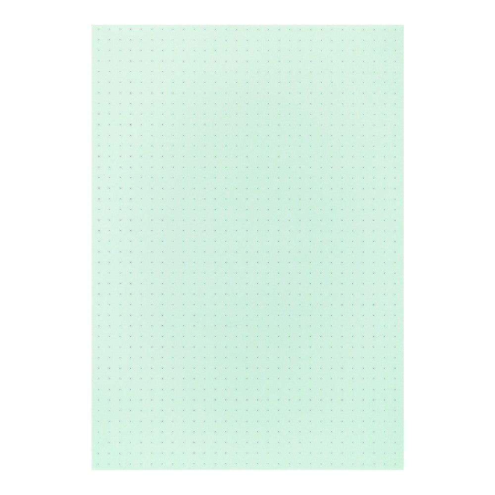 Pad Midori Color Dot Grid A5 Zielony