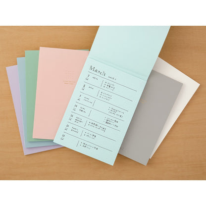 Pad Midori Color Dot Grid A5 Zielony