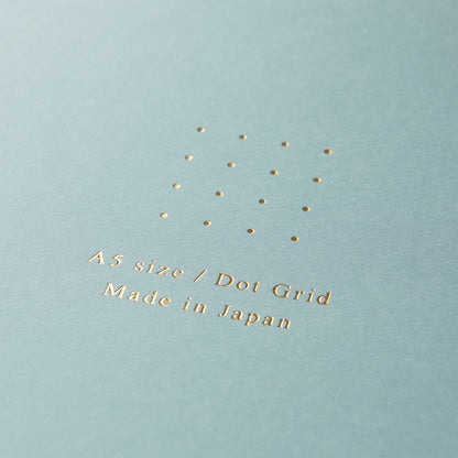 Pad Midori Color Dot Grid A5 Niebieski