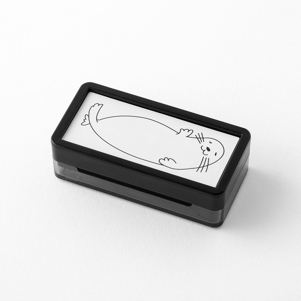 Midori Paintable Stamp Pre-inked Half Size Seal