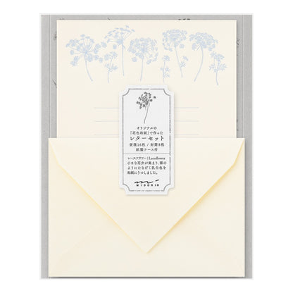 Papeteria Midori 317 Flower Color Washi Paper Biała