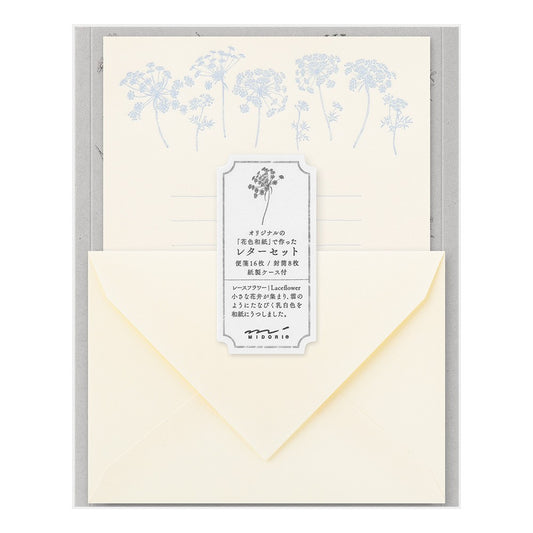 Midori 317 Flower Color Washi Paper White