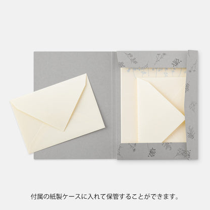 Papeteria Midori 317 Flower Color Washi Paper Biała