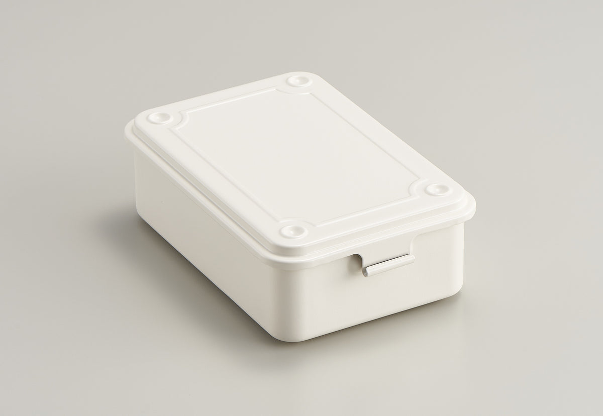 Trunk Shape Toolbox Toyo Steel Biały