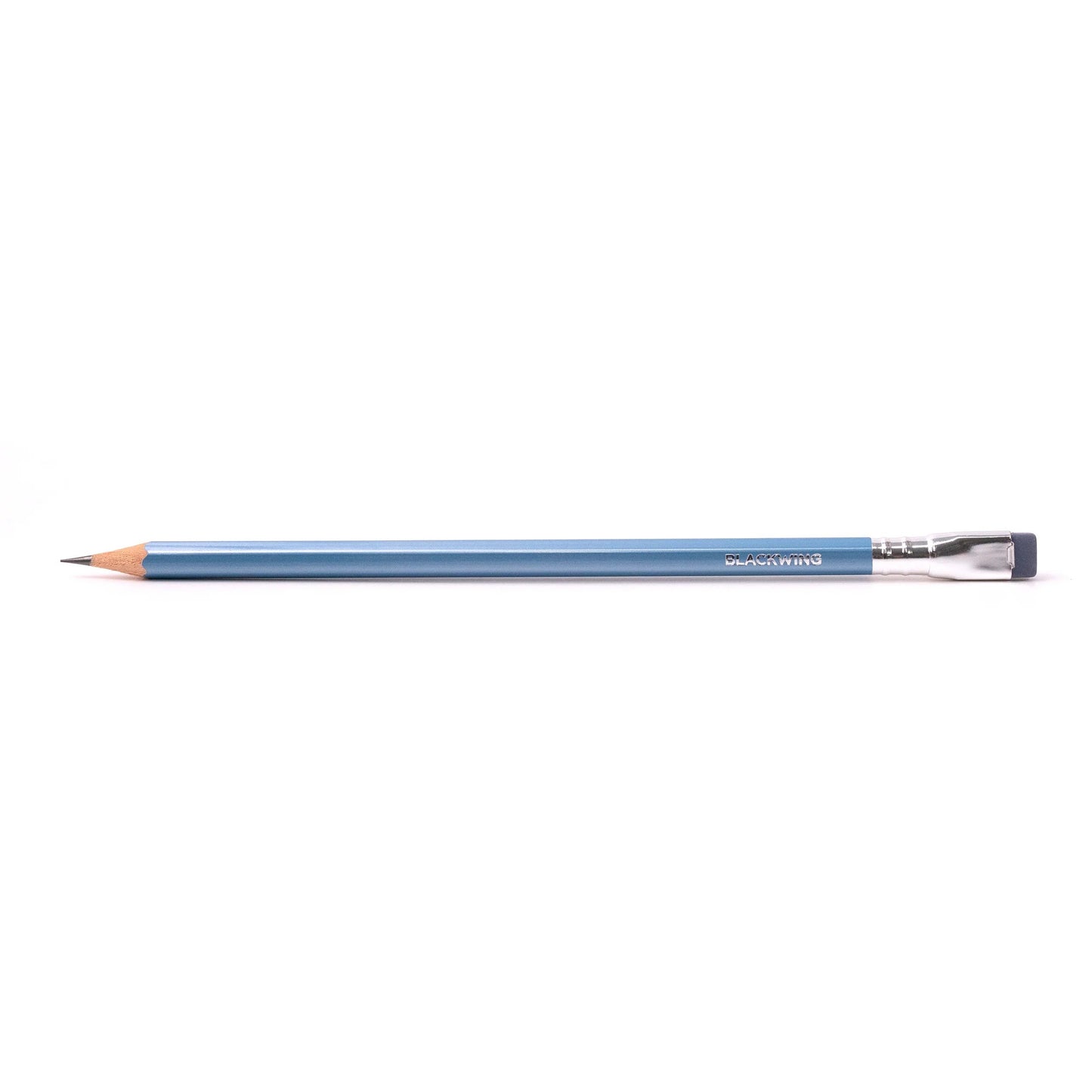 Ołówki Blackwing z perłowoniebieskim wykończeniem.