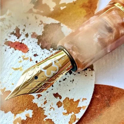 Esterbrook Estie Petrified Forest Gold Trim Fountain Pen
