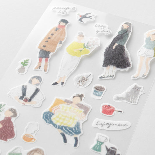 Midori Two Sheets Stickers | Fashion