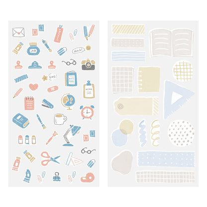 Midori Two Sheets Stickers | Stationery