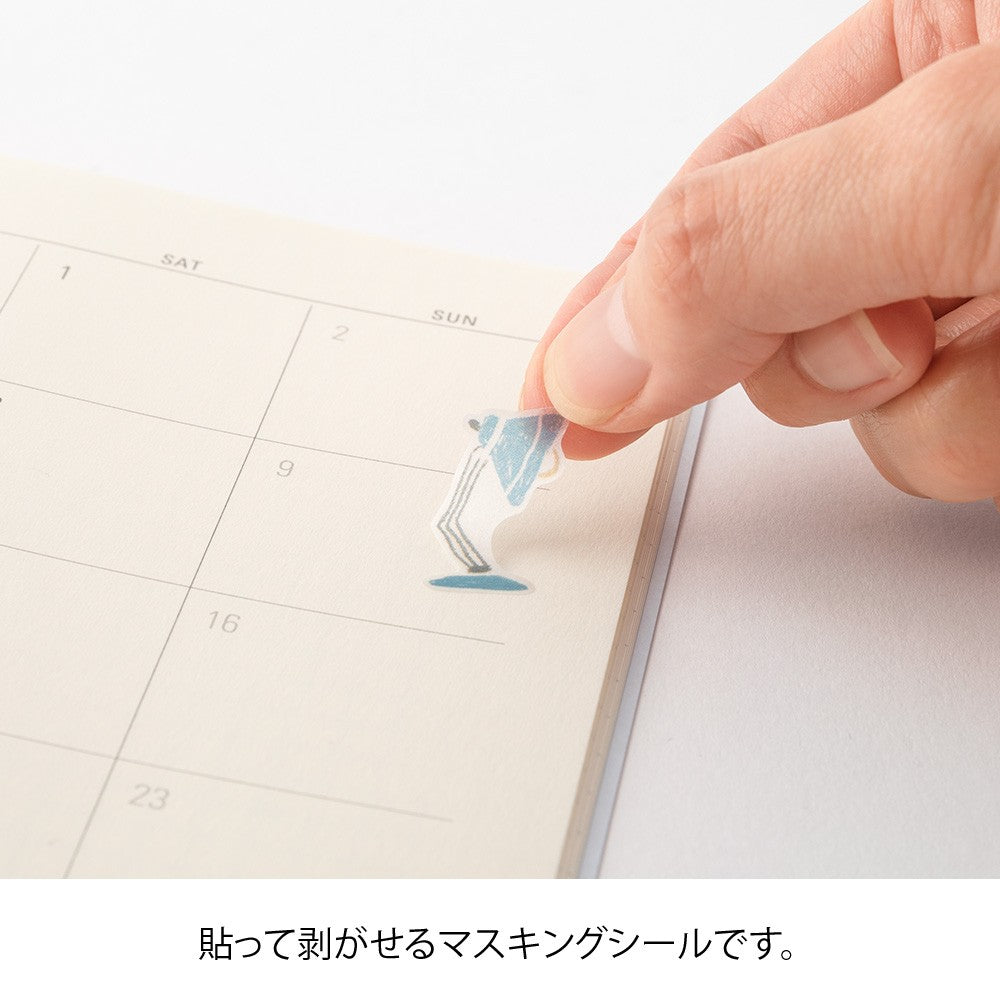 Midori Two Sheets Stickers | Stationery
