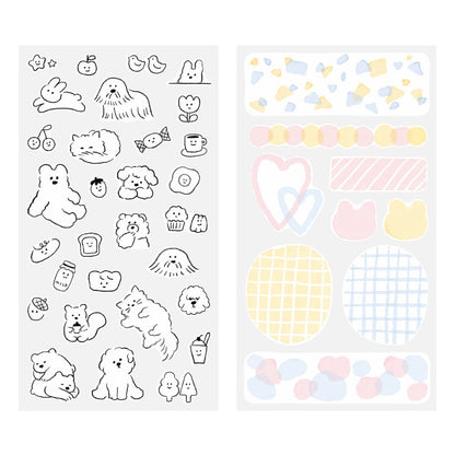 Naklejki Midori Two Sheets | Cute Motif