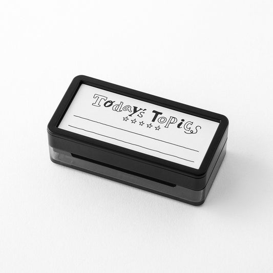 Midori Paintable Pre-inked Stamp Half Size | One Phrase of the Day