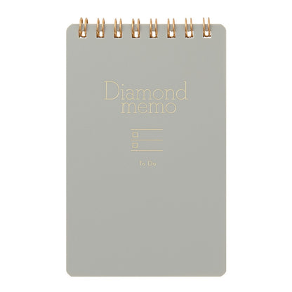 Notatnik Midori Diamond Memo M | To Do Gray