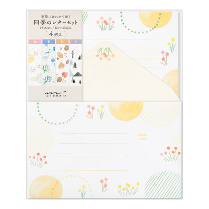 Midori 512 Stationery Four Seasons Plants