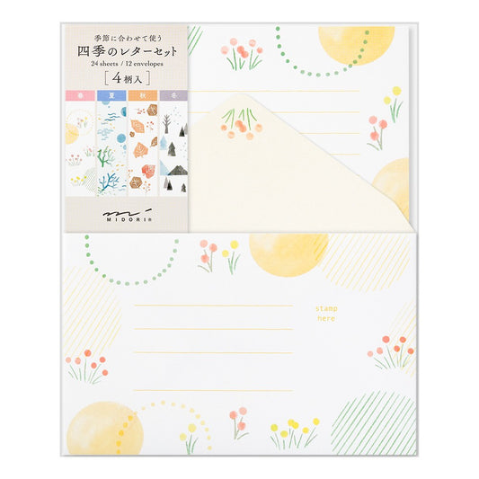 Midori 512 Stationery Four Seasons Plants