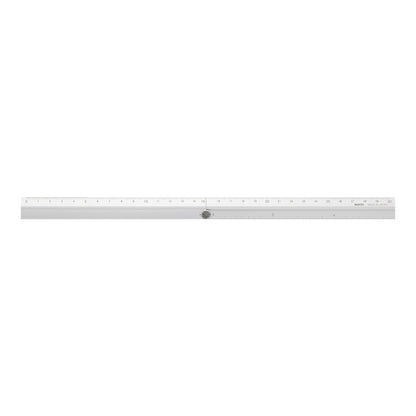 Midori 30cm Foldable Aluminium Ruler Silver