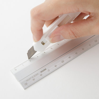 Midori 30cm Foldable Aluminium Ruler Silver