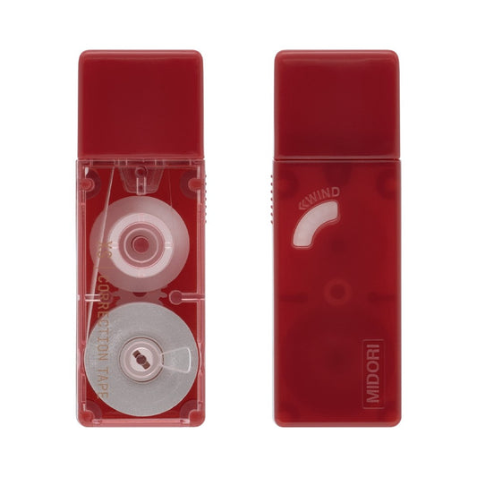 Midori XS Correction Tape Red