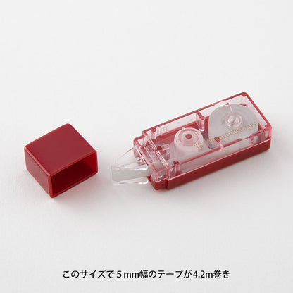 Midori XS Correction Tape Red