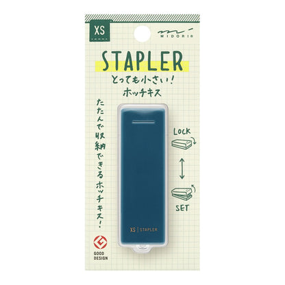 Midori XS Navy Blue Stapler