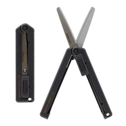 Midori XS Folding Scissors Black
