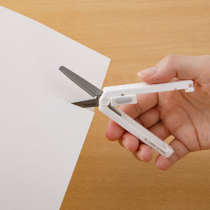 Midori XS Folding Scissors White