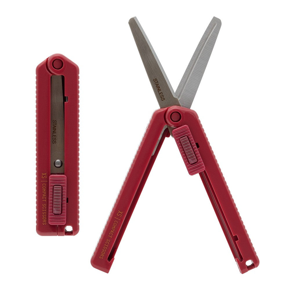 Midori XS Folding Scissors Red