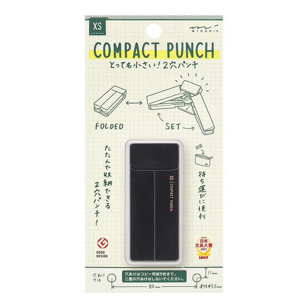 Midori XS Hole Punch Black