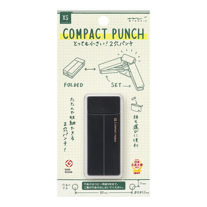 Midori XS Hole Punch Black