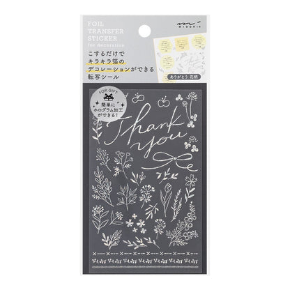 Midori Transfer Stickers Thank You Ceremony