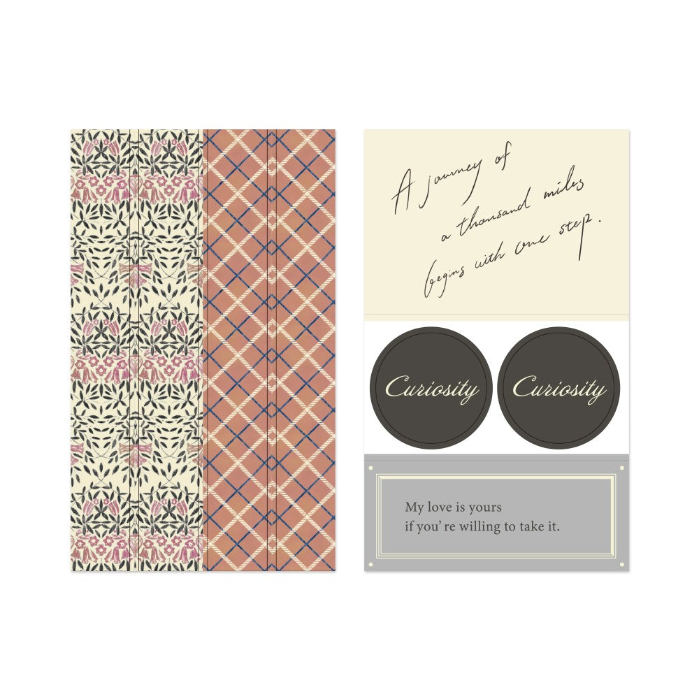 Midori Decorative Stickers | Black