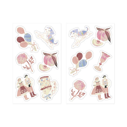 Midori Decorative Stickers | Pink