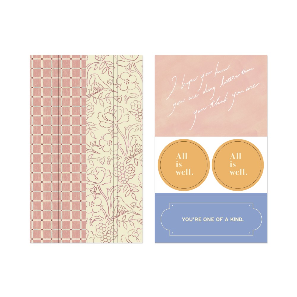 Midori Decorative Stickers | Pink