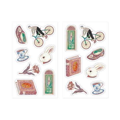 Midori Decorative Stickers | Dark Red