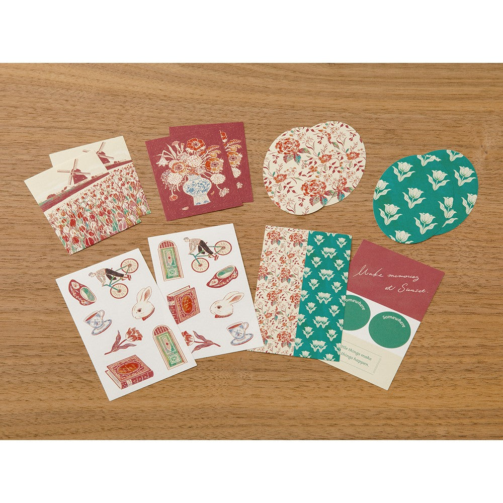 Midori Decorative Stickers | Dark Red