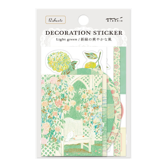 Midori Decorative Stickers | Yellow-Green