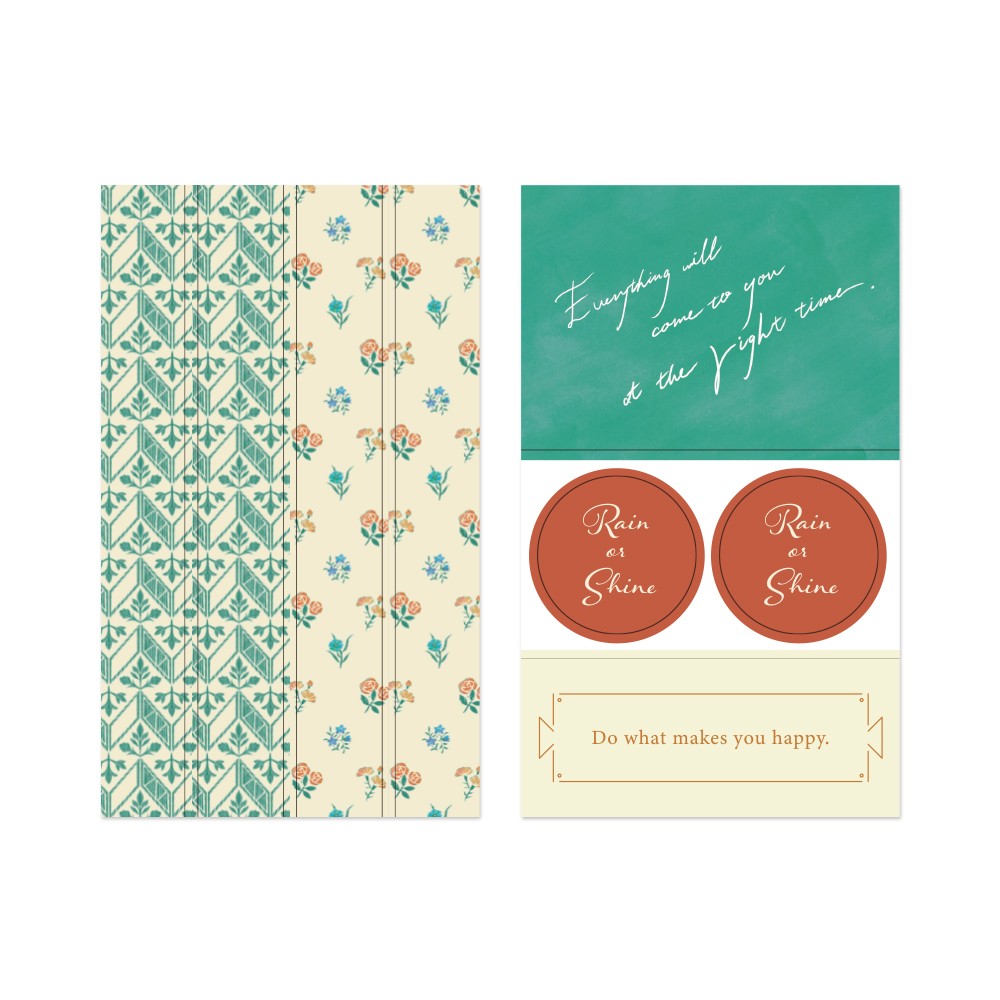 Decorative Stickers Midori | Green